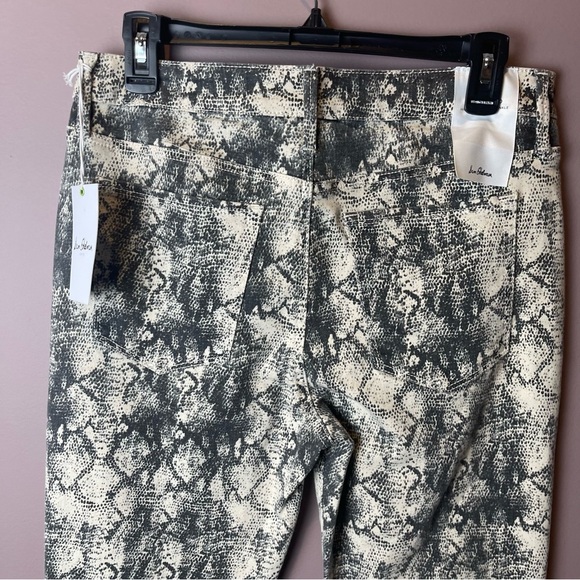 NWT Sam Edelman High Rise Skinny Ankle Snake Print 10 / 30 - Picture 8 of 11